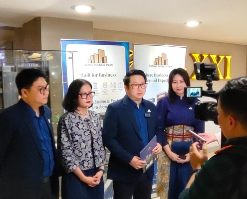 Press Conference Gading Business Park Kelapa Gading