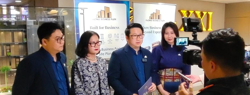 Press Conference Gading Business Park Kelapa Gading
